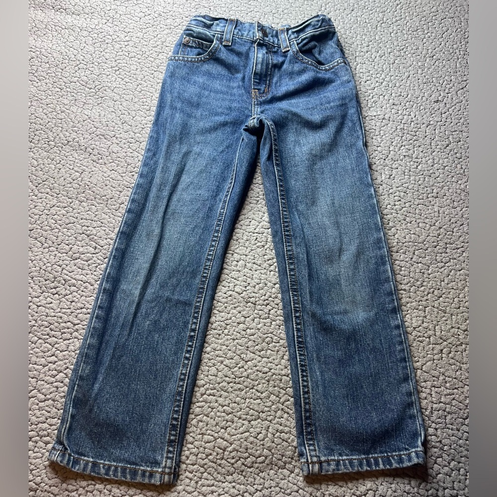 Ruff Hewn Denim Jeans‎ With Adjustable Waist Little Boys Size 6 Straight